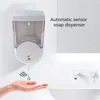 Liquid Soap Dispenser Contactless Automatic For Smart Sensing With Window Wall-mounted Sensor Hand Sanitizer Shampoo Container DropShip