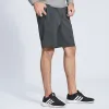 Shorts män fickshorts springa lös sommar svart gym sport snabb torr tät träning kroppsbyggnad