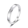 Sterling Sier S925 Ring Mo Sang Sang Stone e Womens Universal Ring Luxury Princ Square simples 30 minutos Mo Sang Diamond Ring