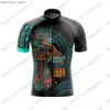 Cycling Jersey Sets 2024 Mexico Xoloitzcuint Dog Cycling Jersey Set Mexicaanse haren Honden fietsen Kleding Road Bike Shirt Pak Outdoor Riding Wear L48