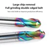 Ball End Mill HRC55 2 FLUTE DLC Aluminium Cutter Tools R0.5 6 mm Carbure CNC Milling pour l'aluminium, le cuivre et le routeur acrylique