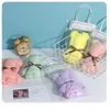 Towel Lenoyn Coral Velvet Bear Shaped Washing Set Creative Little With Hand Gift Tote Bag Activity