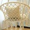 Camp Furniture Triangle Outdoor Hangock Simple Leisure Net Basket geweven katoenen touw slingerend kwastje Glider