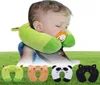 Oreiller dessin animé enfants ushaped peluche cou sieste déjeuner pause crécal voyage oreiller pour enfants7363293