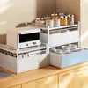 Keuken uittrekbare rek kastlade keuken plank showcase kast display luxe hoek tuin mubles de cocina meubels