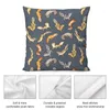 Kudde Chub Geckos i Dark Grey Throw Decorative Cover för vardagsrummet Soffa