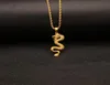 18K Gold Gold Dragon Pingente Colarm de Charme de Mens com 24 polegadas Chain Link Chain Jóias Hip Hop5921424