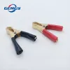 2 datorer 50a Röd svart 80mm Crocodile Clip Car Caravan Van Batteritest Lead Clips Pure Copper Alligator Clips Connector Plug Power