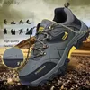 الأحذية الرياضية الرياضية أحذية جديدة للرجال تسلق الجبال تسلق ومشي لمسافات طويلة الجلود أحذية رياضية في الهواء الطلق الحجم 48 حذاء الخريف الحرة أحذية توصيل C240412