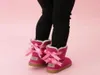 Kinderstiefel echte Leder -Kleinkinder Schneestiefel Solid Botas de Nieve Winter Girls Schuhe Kleinkind Girls Boots8460723