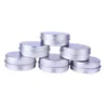 Dekorativa figurer 30/50/100x 25g 48x18mm tom runda aluminiumbox Metal Tin Curs Cosmetic Cream Diy Refillable Jar Tea Pot Jars Bottle Bottle