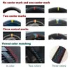Bilrattskydd Braid Artificiellt läder för Chery Tiggo 2 3 7 8 5X IQ QQ DIY REATERING-hjulskydd Wrap Car Accessories