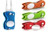 H9241 Складные гольфы Divot Tool Magnetic Golf Button Tools Golf Ball Marker 10 Colors4403354