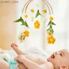 MOBILES# Laten we Baby Mobile Ratles Toys maken 0-12 maanden Pasgeborene Crib Bee Bed Bell Toddler Ratels Carrousel voor COTS KID MUZIEKE TOETE GIFFE Y240412Y240417XVGM