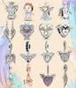 925 Filoct Silver Film Charms Charm Bracciale Angel Heart Charms Angels Wing God Of Love Feather Charmes Ciondoli Faioni fai -da -te Gioielli 8906397