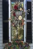 Decorative Flowers Wreaths Fall Wreath Year Round Front Door Pendant Realistic Garland Home Holiday Decoration A15860907