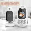 Baby monitors Taktark 2.0-inch draadloze video babymonitor met tweerichtingsintercom temperatuurbewakingscamera voor pasgeboren veiligheid C240412