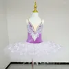 Palco usa balé roxo tutu infantil meninas adultos femininos de dança vestido profissional bailarina