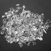 50pcs/lotes Mistos Andos de Flor Star Charms para Jóias Fazendo Brincos Diy Brincos Acessórios de Pingentes de Pingente por atacado