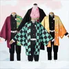 Erwachsener Zenitsu Giyu Tanjirou Kamado Nezuko Cosplay Frauen Kind Männer Kimono Uniform Cosplay Kostüm