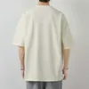 2024 Neues Sommer Herren-Trendy Lose Clothing Mode Brand Student kurzärmeliges T-Shirt Top Round Hals 5/4-Ärmel Halbärmel T-Shirt