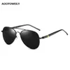 Luxury Mens Polarized Sunglasses Driving Sun Glasses For Men Women Brand Designer Male Vintage Black Pilot UV400 240410