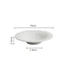 Тарелка круглый керамическая тарелка капля границы украшения западного ресторана Стейк Стейк День послеобеденный чай на рабочем столе Пальца Европейская кухонная столовые приборы