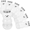 Bouteilles de rangement 10 pcs JUICE BOUTEILLE VOYAGE CONTENUES PLASTIQUES EN PLANT