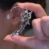 Hoop Ohrringe Frauen Luxus Zirkon Schmetterling Elf Wrap um Ohrring -Feen -Feen ohne piercing Manschettenschmuck Geschenk Pendiente
