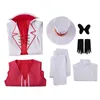 Costumi anime Anime Lucifero Cosplay Morning Star Costume Wigs Men Abito uniforme Giacca pantaloni Cappello Halloween Outfit della festa di compleanno 240411