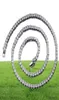 Naszyjnik tenisowy Hip Hop 4 mm Stworzony MOSSANITE SPITEM UNISEX Podstawowy łańcuch tenisowy Naszyjnik Fine Jewelry 2817553
