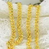 Hot Sale Chokers Basic Punk Gold Rose Gold 14K Preenchimento de ouro 4mm Link Chain Gold Chain Chain Chain Colar Designs para homens