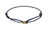 luxury stainless steel bracelet 2 round cotton rope retractable lovely fashion jewelry popular unisex gift2552858