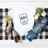 Projektantka koszulka damska Hot Creative Chemical Elements T-shirt damski z krótkim rękawem