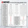 Aneng 621a сенсорный экран Интеллект цифровой мультиметра 9999 Counts Auto Range Перезаряжаемый портативный NCV Universal Meter Ammeter