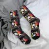 Funny Crazy Sock for Men English Bull Terrier DJ Vintage Bull Terrier Pet Dog Quality Pattern Printed Crew Sock Novelty Gift