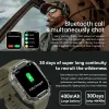 Watches 2023 New Military Smart Watch Men for Android iOS Ftiness Watches IP68 Watertproof 1.85 '' Dustproakt Ai Bluetooth Call Smartwatch