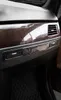 Acessórios para interiores do carro adesivo de decalque de fibra de carbono copiloto copo de água tampa do painel do porta
