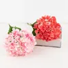 Fleurs décoratives 10pcs Hortensia Simulation Roses de mariage de la décoration de mariage accessoires faux cadeaux de Noël en gros