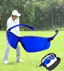 Szklanki znajdujące golfa Profesjonalne wyróżnienie kulki Ochrona oka akcesoria golfowe niebieskie soczewki statek sportowy z case7361769