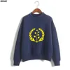 Sweat-shirt de drapeau pour femmes Y2kekerea Flag Men / Femmes cool imprimé pull oversize Femmes Top Erythrea Clothin Girl Clothin