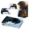 Klistermärken för PS5 Standard Disc Edition Console och 2 Controllers Killer Design Skin Sticker borttagbar täckning PVC Vinyl