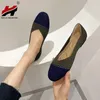 Sapatos casuais 2024 Mulheres planas redondas de pé único rolo de ovo de ovo Spring outono Sole Sole 9 cores mais tamanho 43