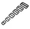 Cinghie da 100pcslot in plastica slider tri glide regolano cinturini in stile più ampio cinghia Black8992514