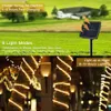 New Tube Led Garden Christmas Decoration Garland Xmas Solar Rope String Light Fairy Strip 32M/22M/12M/7M