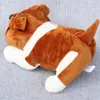 23cm Shar Pei Dog Plush Toy جديدة لطيفة وحساسة صغيرة من الكلب الكلب التجاعيد دمية مخططة لهدايا عيد ميلاد الأطفال