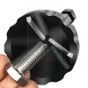 Универсальный разветвление вольфрамовой стальной резьбы Триммер Удалите инструмент для инструмента Burr Deburring сплав с сплавными сплавными винтом H6D1