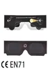 VRAR Accessorise 100pcslot Certified Safe 3D Paper Solar Glasses Lentes VR Eclipse Viewing Glasses 2211078550492