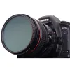 Delar Zomei HD Slim Justerable Fader ND2400 Filter Neutral Density ND Optical Glass för Canon Nikon DSLR Camera Lens