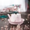 Conjuntos de chá de teaware Blossom de cerejeira TEAPOT Conjunto de panela de maconha de malha artesanal Flor Súmarada Jade Copa requintada Drinkwares de casamento Presente de casamento